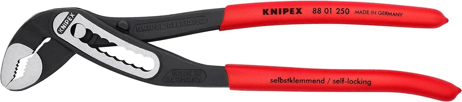 Клещи переставные KNIPEX Alligator 88 01 250, черные, атрaментированные, с нескользящим пластиковым покрытием, 250 мм, фото №3