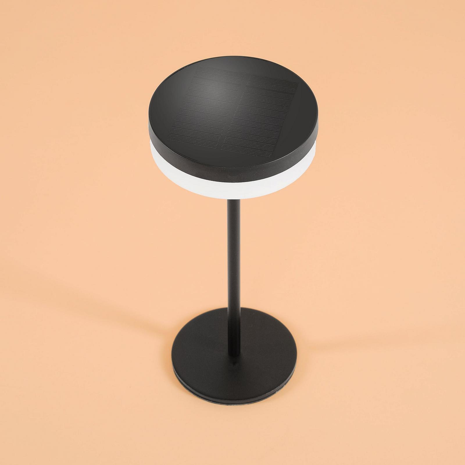 Настільна лампа Esotec Ella Solar Sensor Touch Dimming Li-ion USB-C LED 27.6 см Чорна, фото №8