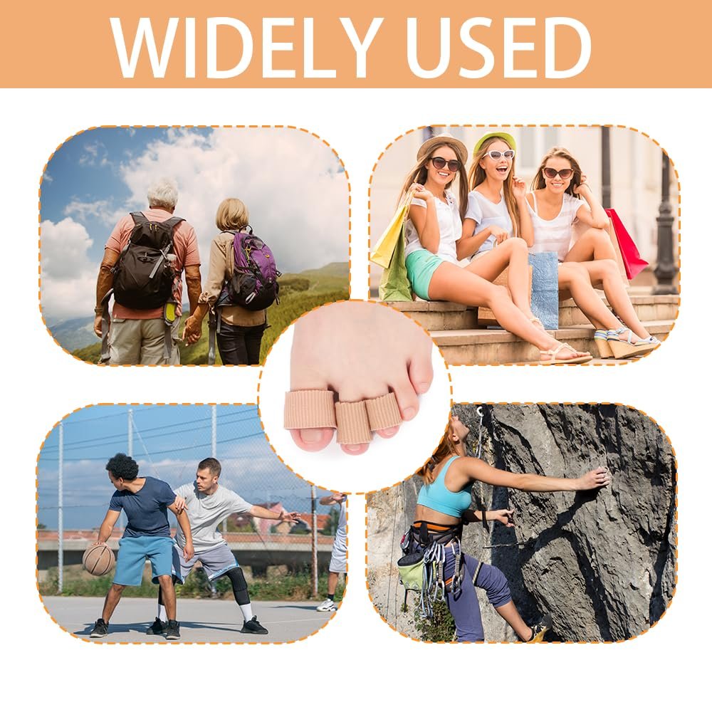 Захист для пальців ніг 6 штук 3 розмірів, м'яка тканина, можна обрізати, фото №7 Захист для пальців ніг 6 штук 3 розмірів, м'яка тканина, можна обрізати, фото №7