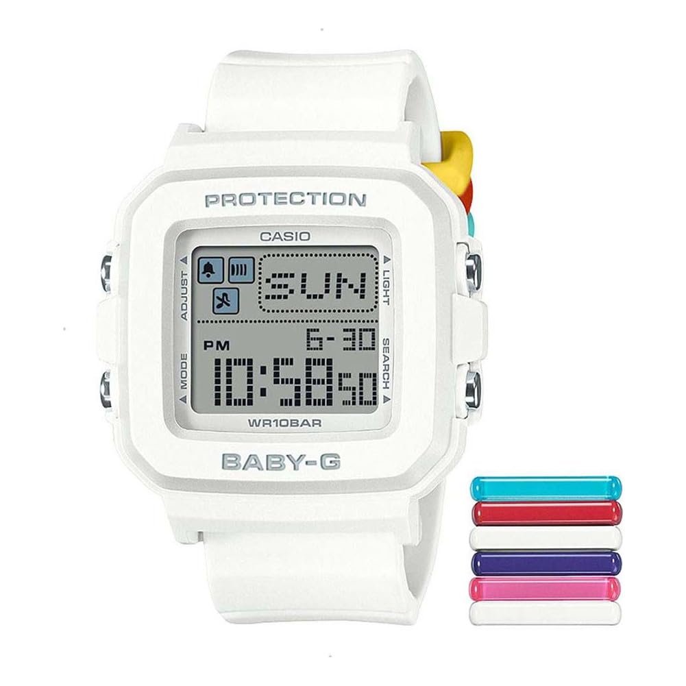 Часы Casio Женские BGD-10L-7ER Белые, фото №1