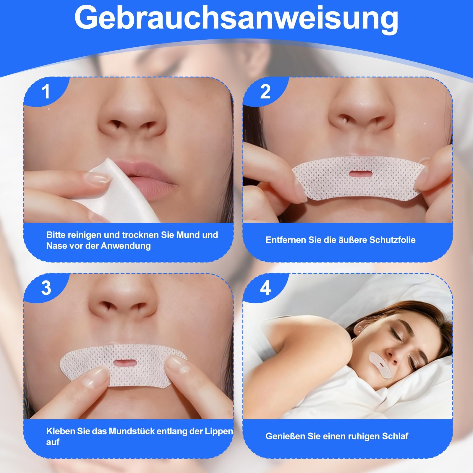 Пластирі для сну на рот, пачка 120 шт., фото №4