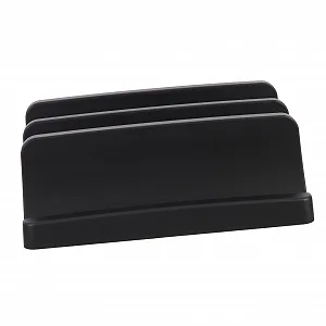 Підставка вертикальна Gatuida для ноутбука, пластикова, міцна конструкція з широкою основою, для економії місця, сумісна з більшістю ноутбуків для офісу та організації робочого столу - Фото 1