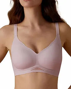 Бюстгальтер SHARICCA Безшовный Push Up V-Neck с мягкими чашками и регулируемыми бретелями без косточек - Фото 1