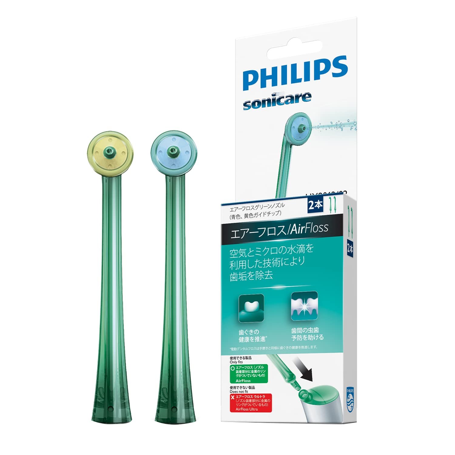 Насадки Philips Sonicare Airfloss HX8012/07, 2 шт, фото №1