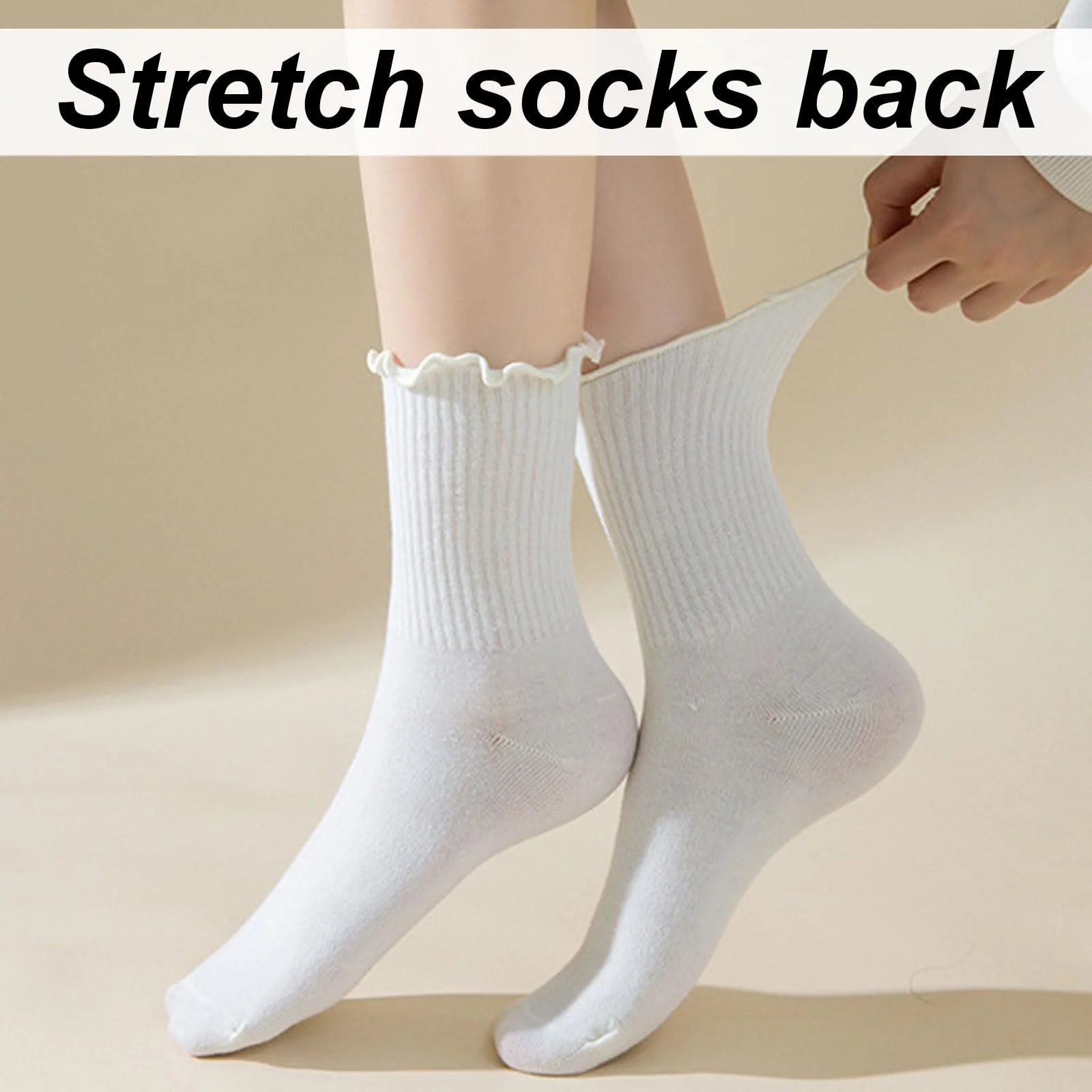 Шкарпетки з рюшами жіночі 8 пар, фото №4