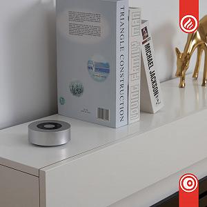 Портативна колонка KAMINIO Knister Moritz Потужний музичний центр з камінними звуками Bluetooth AUX Мікрофон Акумулятор Срібний synthetic.ua - Фото 1