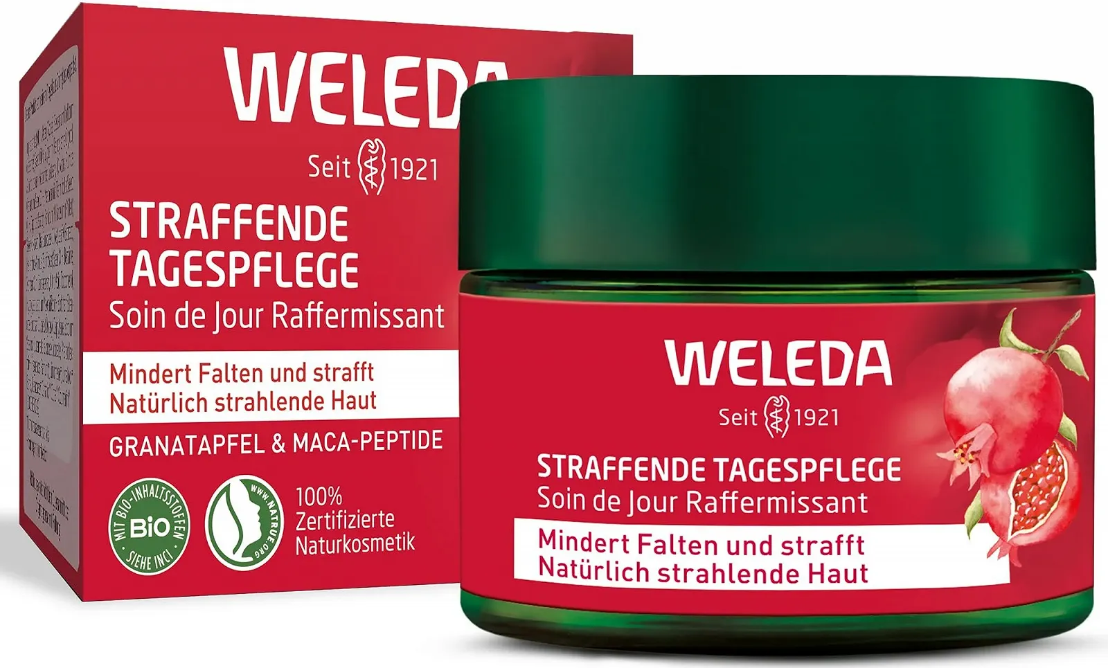 Зміцнюючий денний крем WELEDA Organic Pomegranate Seed Oil & Maca Peptides 40 мл, фото №1 Зміцнюючий денний крем WELEDA Organic Pomegranate Seed Oil & Maca Peptides 40 мл, фото №1