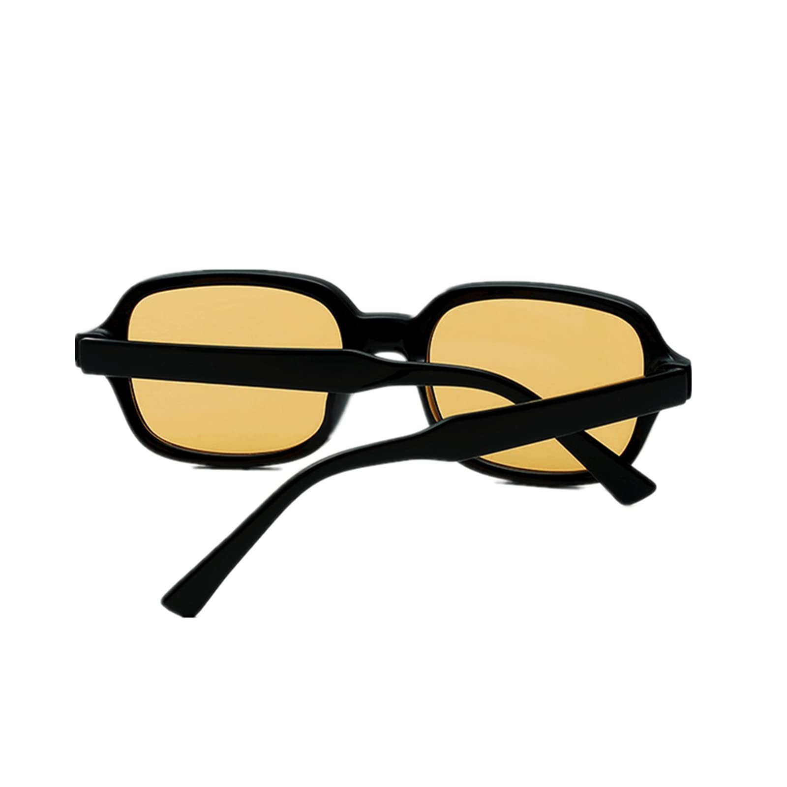 Солнцезащитные очки ESALIA Ретро Овальные Желтый, фото №4