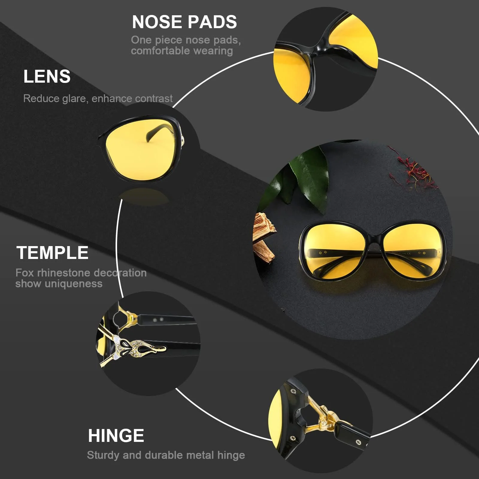 Сонцезахисні Окуляри Жіночі FEISEDY B2730 Поляризовані, фото №2 Сонцезахисні Окуляри Жіночі FEISEDY B2730 Поляризовані, фото №2