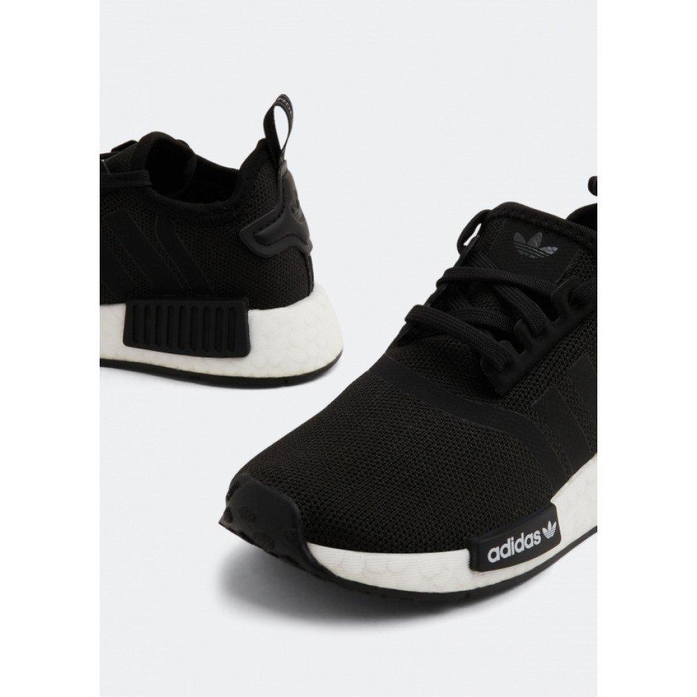 Кроссовки Adidas Nmd_R1 Refined Shoes Black/White, фото №2