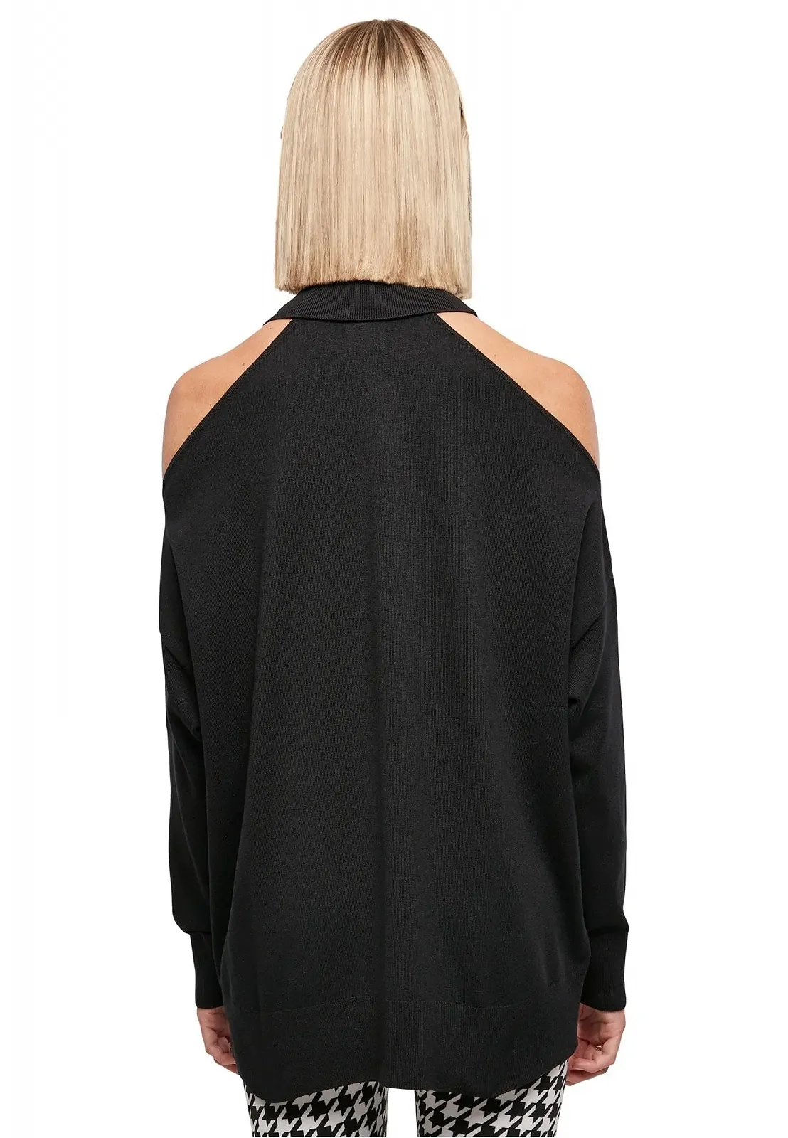 Свитшот Urban Classics с открытыми плечами и воротником-гольфом Женский, фото №4