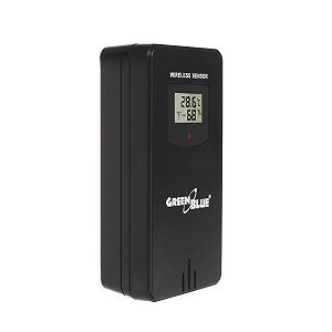 Метеостанція GreenBlue GB215 WiFi з дисплеєм / Підтримка застосунку TUYA / 7 мов / Чорна synthetic.ua - Фото 1