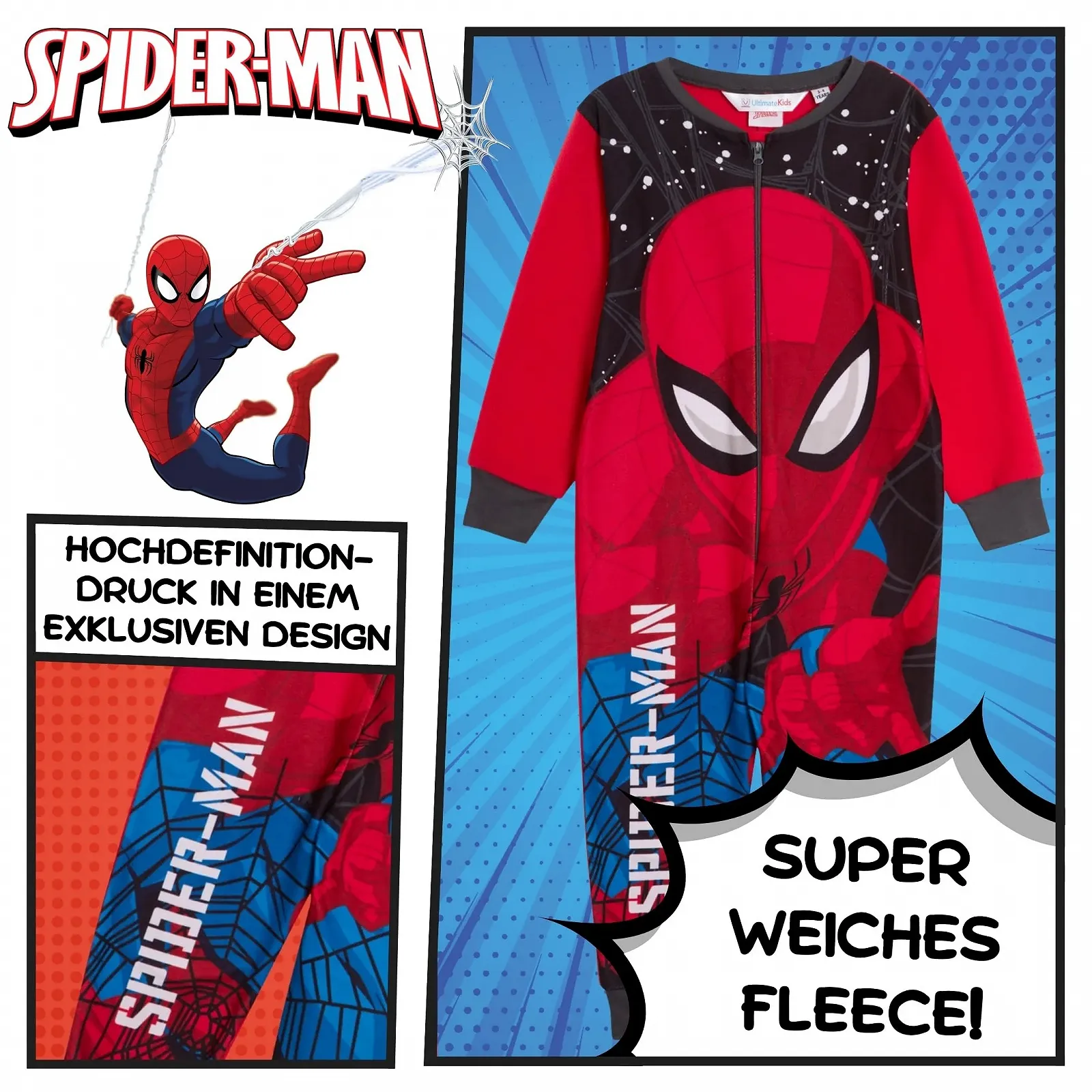 Комплект піжамний Marvel для хлопчиків, фото №4