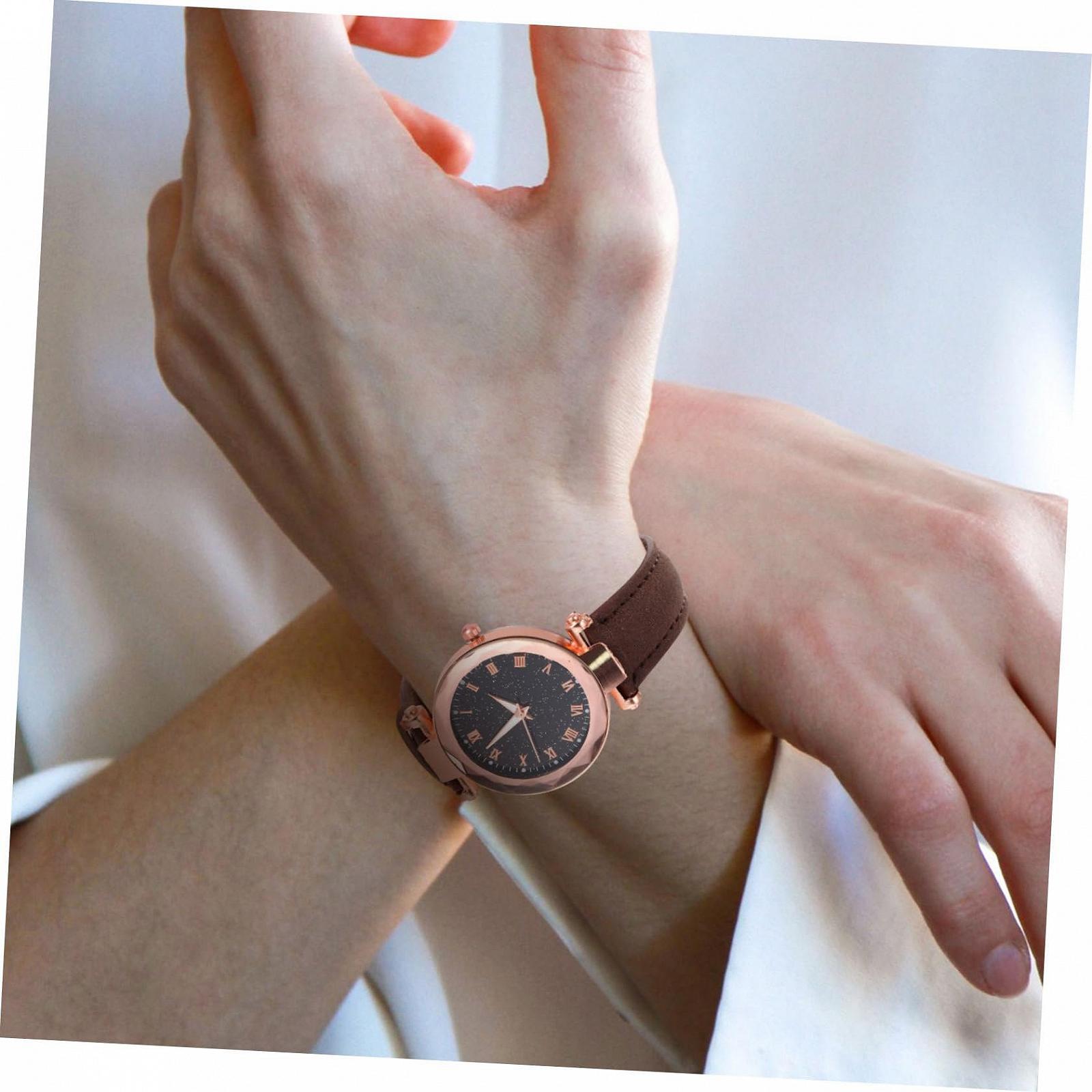 Кварцевые часы WRITWAA Женские часы Женские часы для девочек Мужской вид для женских часов Подарки для женщин Женские модные часы с кожаным ремешком Женские регулируемые часы из нержавеющей стали Красный, фото №4 Кварцевые часы WRITWAA Женские часы Женские часы для девочек Мужской вид для женских часов Подарки для женщин Женские модные часы с кожаным ремешком Женские регулируемые часы из нержавеющей стали Красный, фото №4