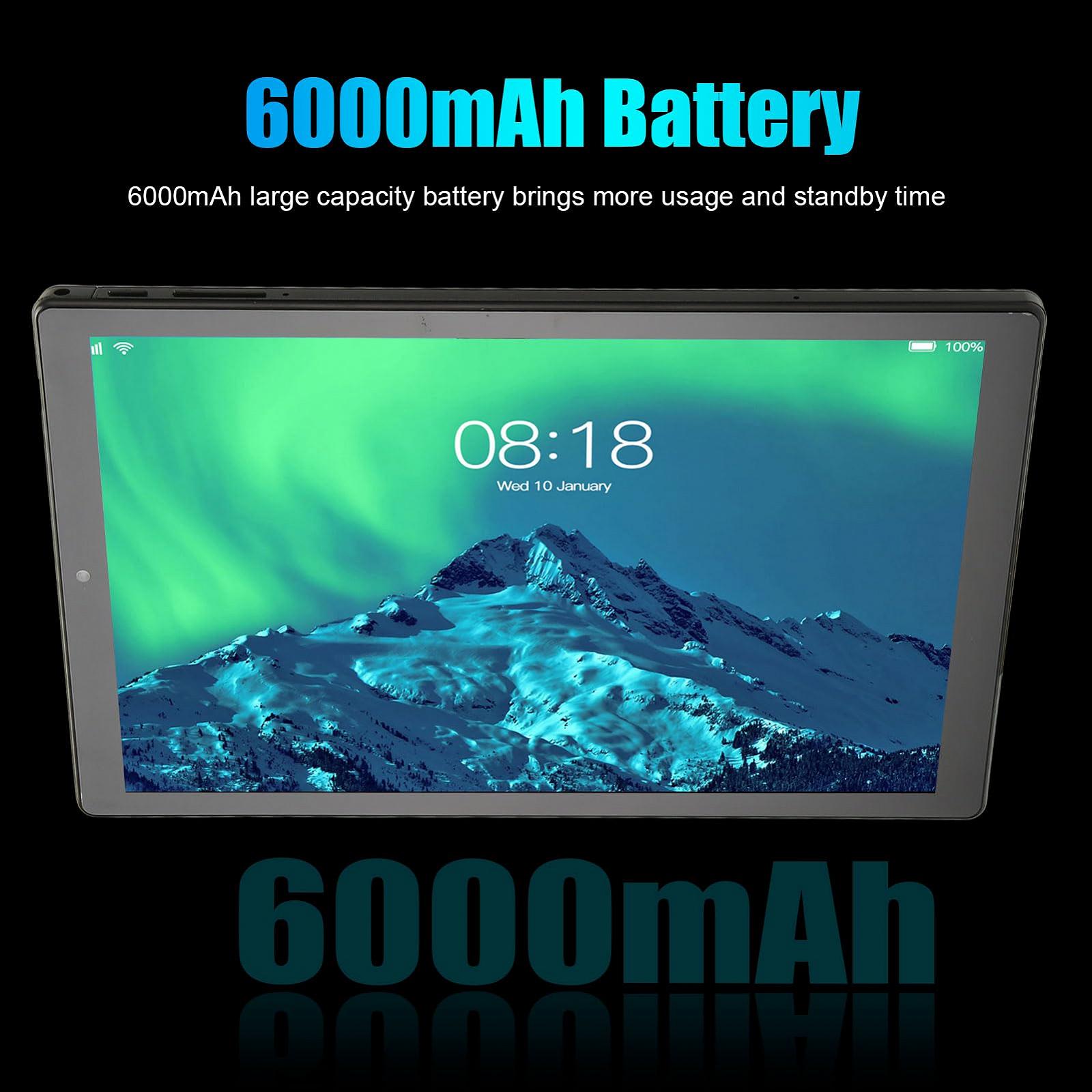 Планшет Octa Core 10.1 дюйма 6GB RAM 128GB ROM FHD Черный, фото №5