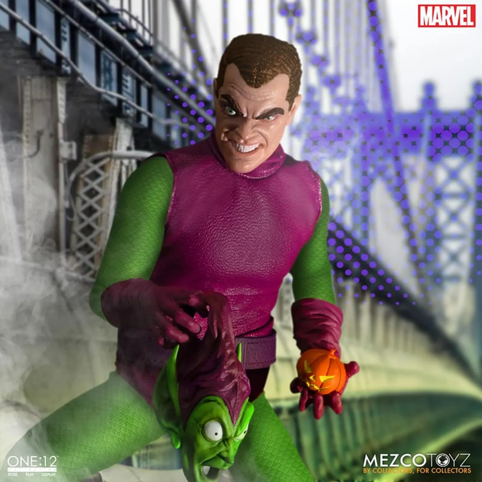 Фігурка Mezco Marvel Green Goblin One:12 Deluxe Edition, фото №4