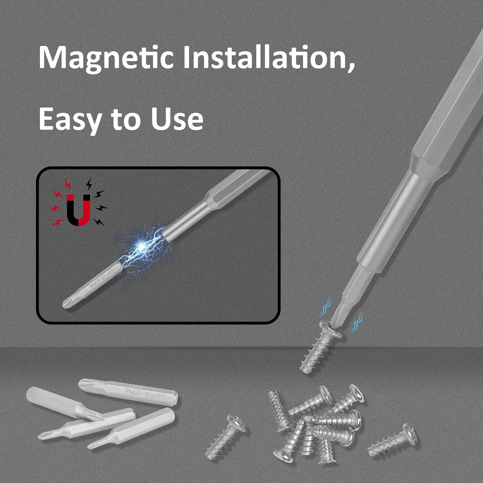 Набір викруток Mini Screwdriver Set Precision 24 в 1 Портативний Магнітний Інструмент для Ремонту, фото №6