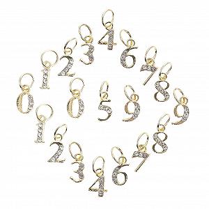 Подвески для ногтей Металл с цирконием Стразы 20 шт - Фото 1