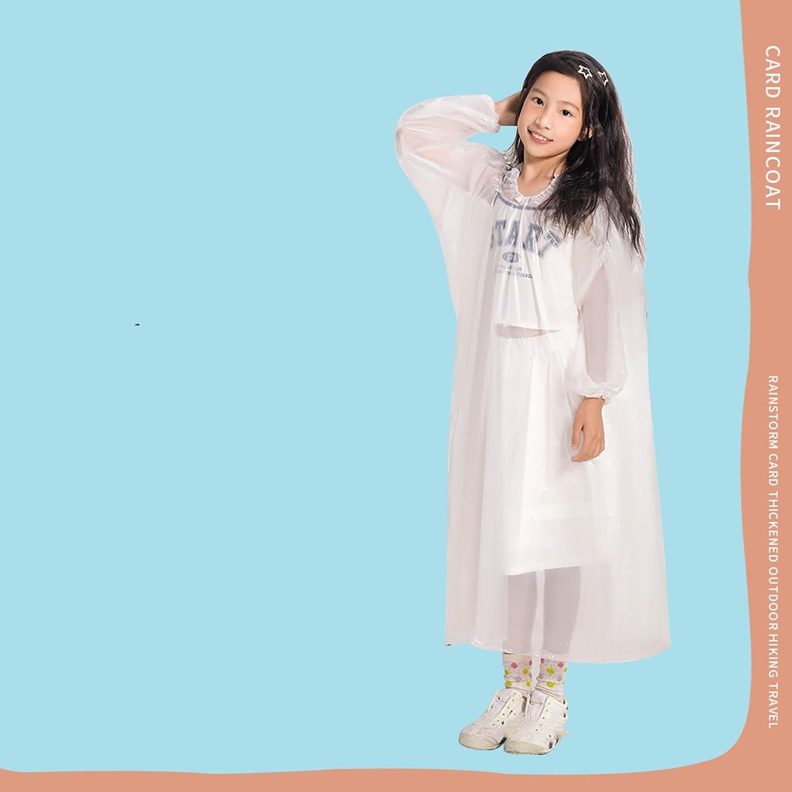 Детский дождевой плащ-пончо EQWIGKEIT Унисекс Дождевик Дождевой плащ для девочек и мальчиков Водонепроницаемый Многоразовый дождевик с капюшоном Дождевой костюм для походов Кемпинга Путешествий, фото №3 Детский дождевой плащ-пончо EQWIGKEIT Унисекс Дождевик Дождевой плащ для девочек и мальчиков Водонепроницаемый Многоразовый дождевик с капюшоном Дождевой костюм для походов Кемпинга Путешествий, фото №3