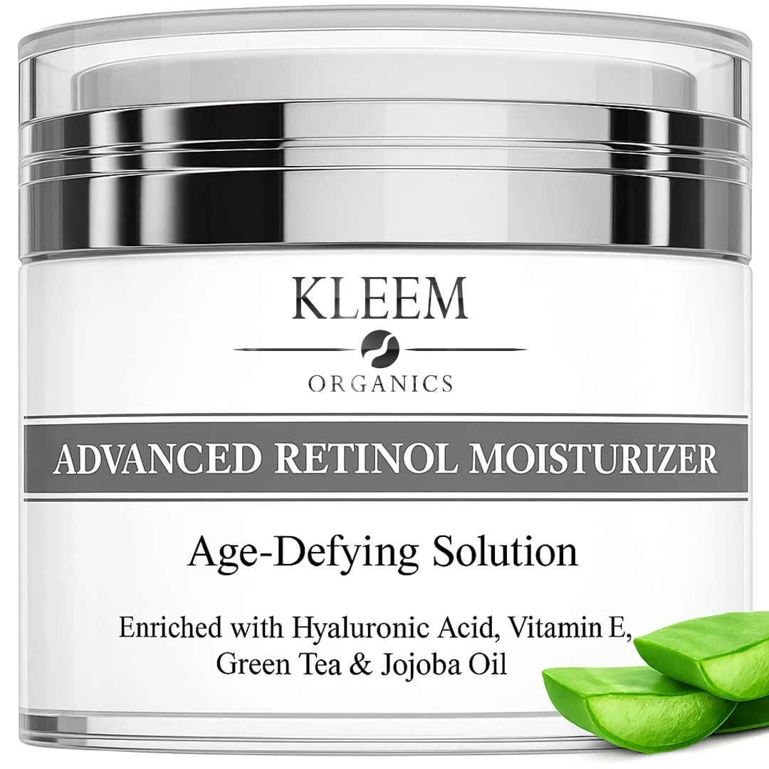 Крем для обличчя Kleem Retinol 2.5% Retinol Hyaluronic Acid Vitamin E Anti-Aging Day & Night, фото №1