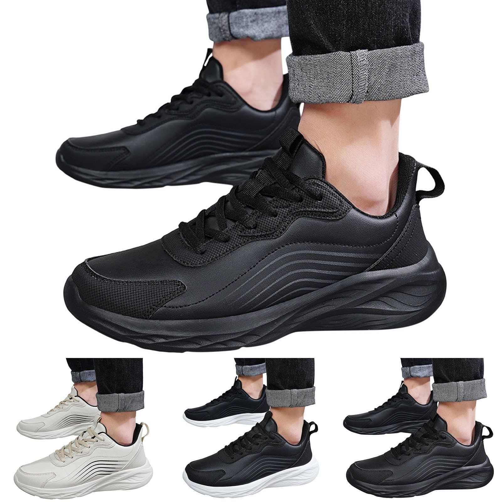 Кроссовки SRZYMJ Мужские Зимние Черные, фото №4