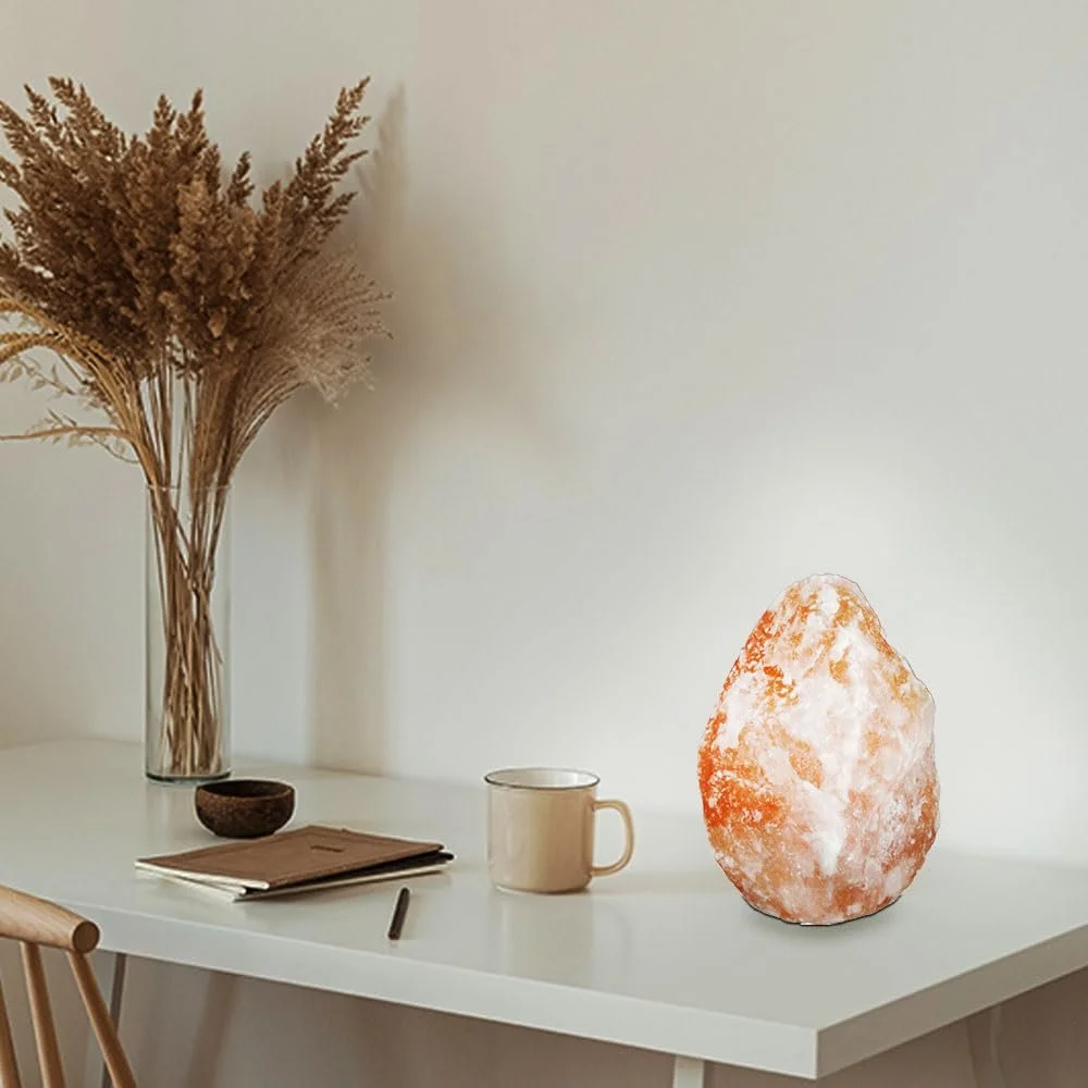 Настольная лампа Living Room Lamp Salt Crystal 1x E14 13 x 13,5 x 23 см., фото №4