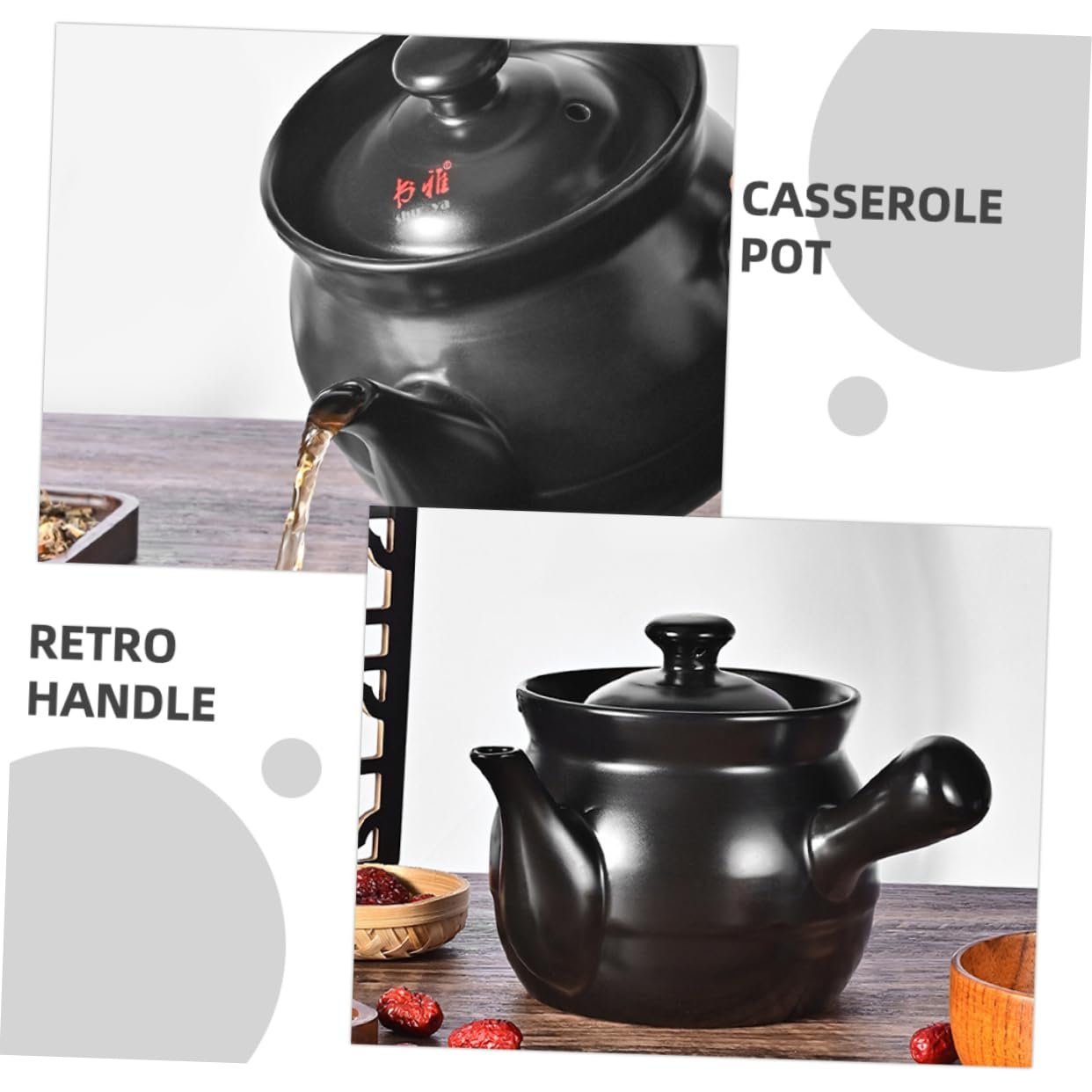 Кастрюля для приготовления лекарств Керамическая с ручкой, фото №7