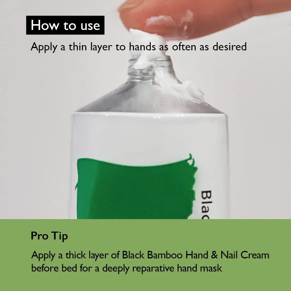 Крем для рук і нігтів Haruharu Wonder Black Bamboo Nourishing Calming 50 мл Веганський, EEC Green, Cruelty-Free, фото №7