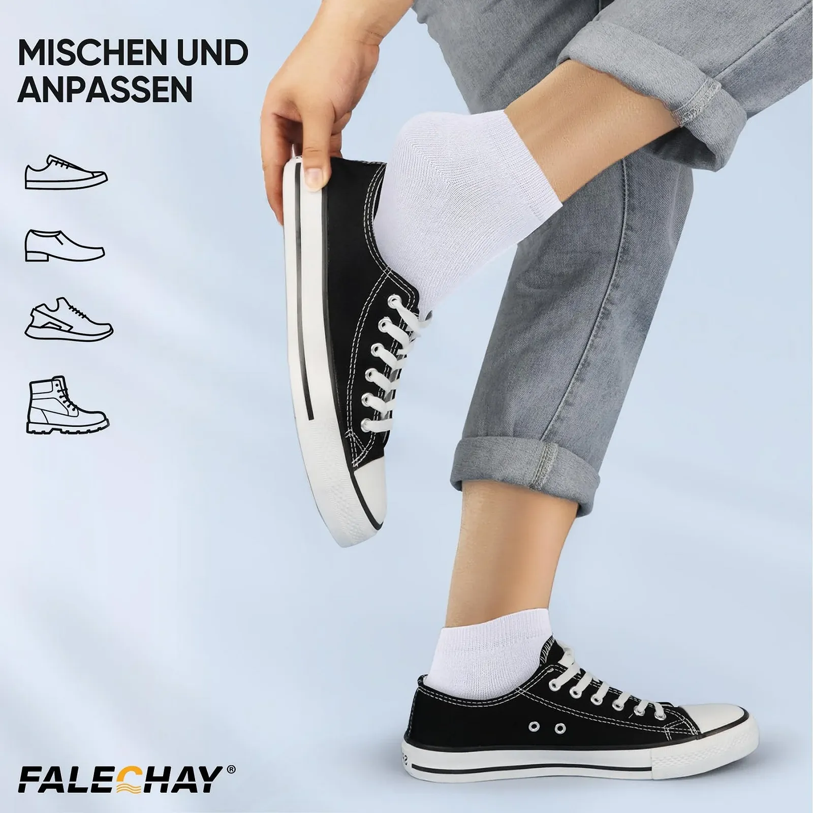 Носки спортивные, 10 пар, хлопковые, короткие, унисекс, фото №6