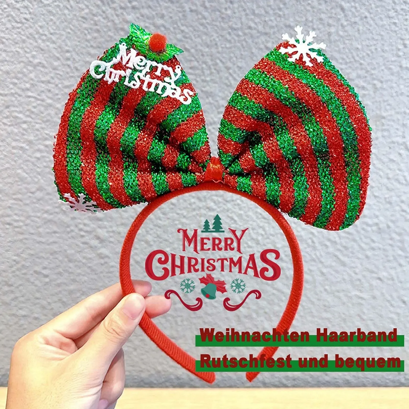 Обруч EONFAVE Рождественский, фото №5