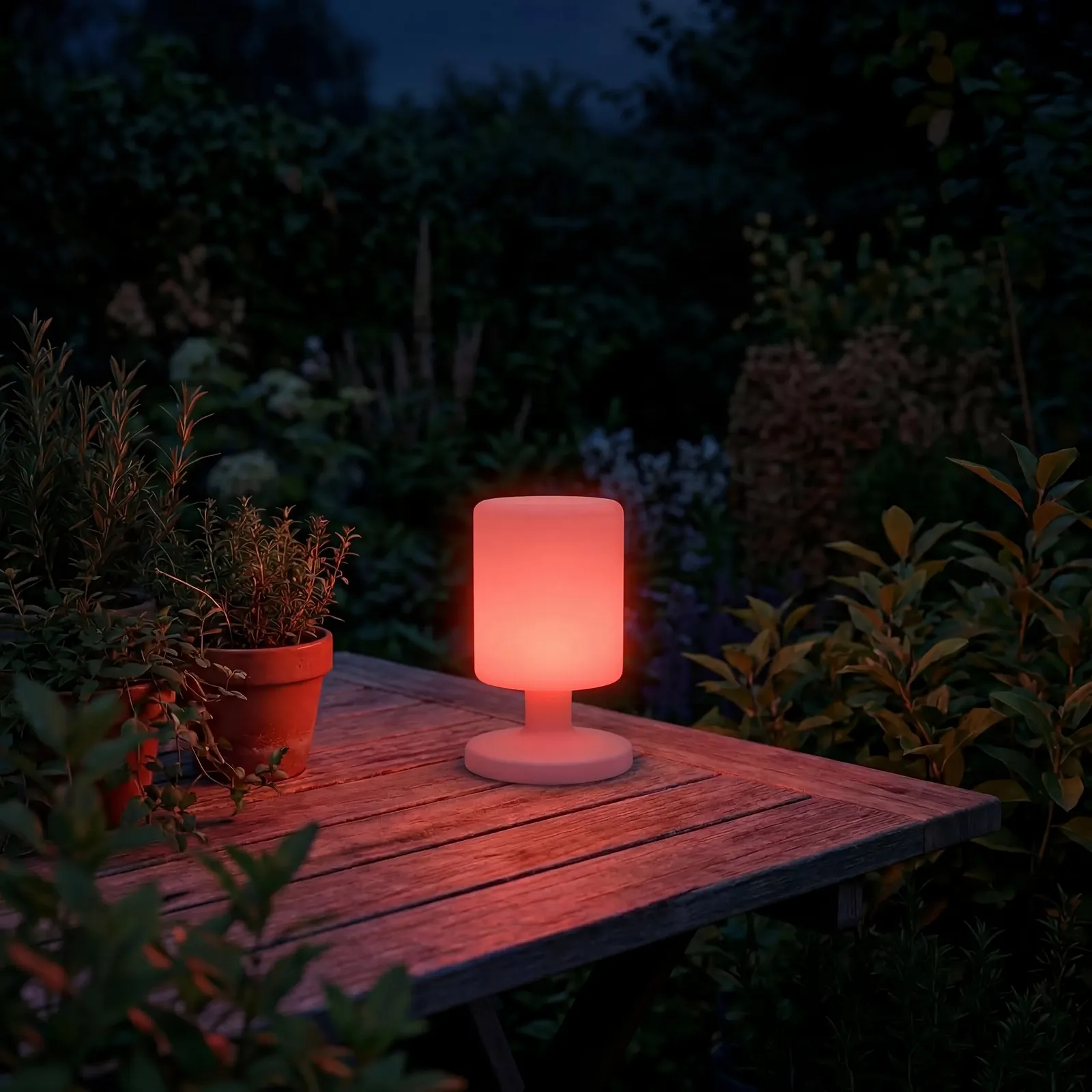 Настільна лампа Smartwares LED IDE-60067 Бездротова Перезаряджувана 7 кольорів Тепла біла або кольорова, фото №3