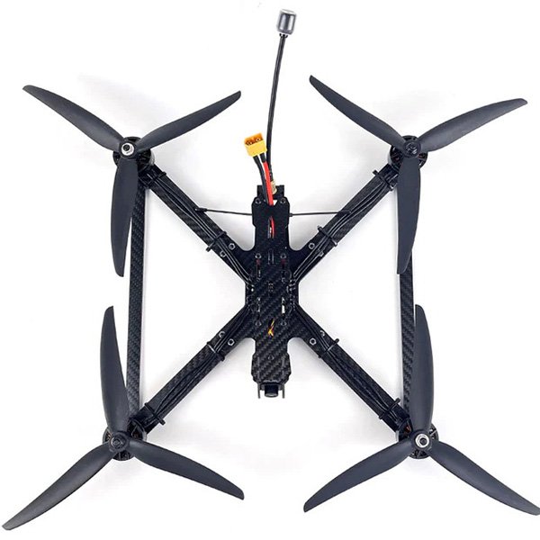 FPV дрон DarwinFPV X9 - квадрокоптер 9 дюймів, до 3 км, 170 км/год, вантаж 2,5 кг PNP (Без ресивера), фото №8