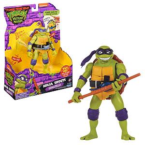Фигурка GIOCHI PREZIOSI Ninja Turtles CAOS Mutante Донателло Deluxe 15 см со звуковыми эффектами и механической боевой функцией - Фото 1