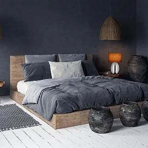 Настільна лампа Relaxdays сенсорна E14 34.5 x 18 см сріблясто-сіра synthetic.ua - Фото 1