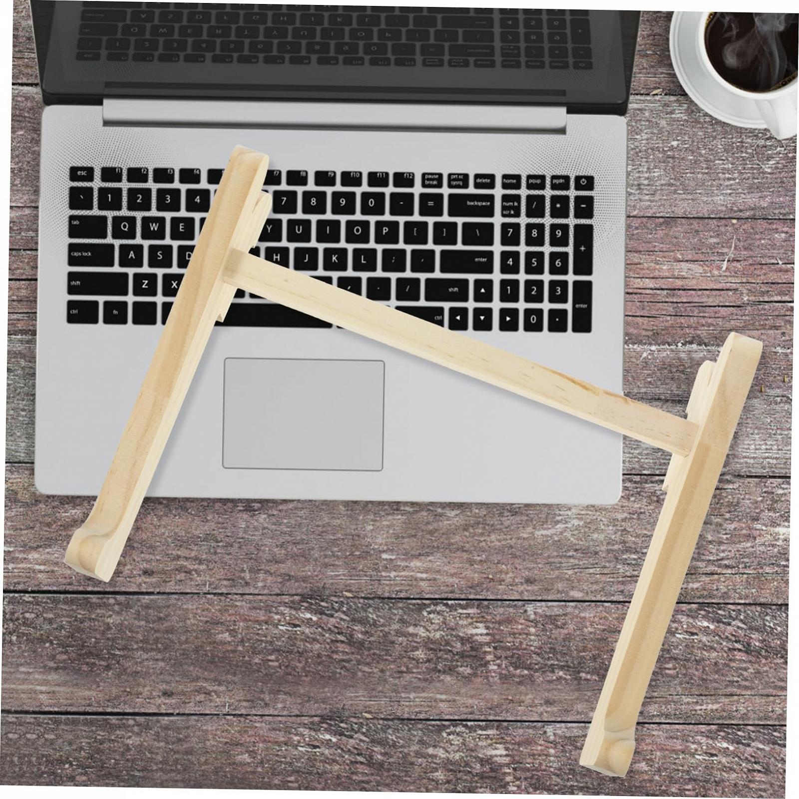 Подставка для ноутбука деревянная Veemoon Регулировка высоты Деревянная для офиса и дома, фото №6 Подставка для ноутбука деревянная Veemoon Регулировка высоты Деревянная для офиса и дома, фото №6