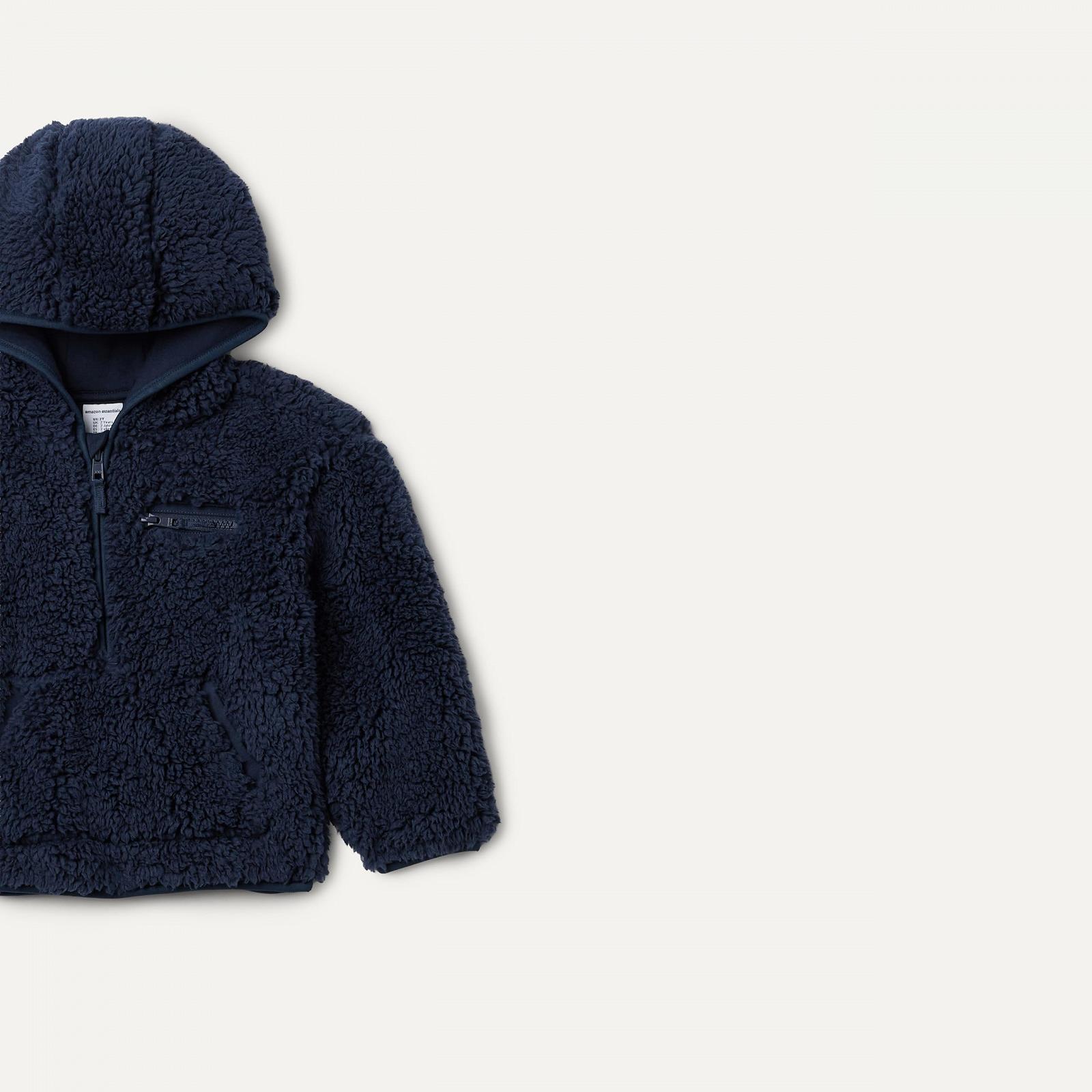 Худі Amazon Essentials Sherpa на половину блискавки для хлопчиків, фото №2