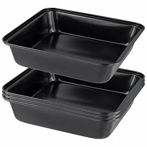 Купить Набор форм для выпечки 4 шт. 21 x 21 x 5 см квадратные антипригарные для лазаньи и тортов черные - Фото 1 Набор форм для выпечки 4 шт. 21 x 21 x 5 см квадратные антипригарные для лазаньи и тортов черные - Фото 1