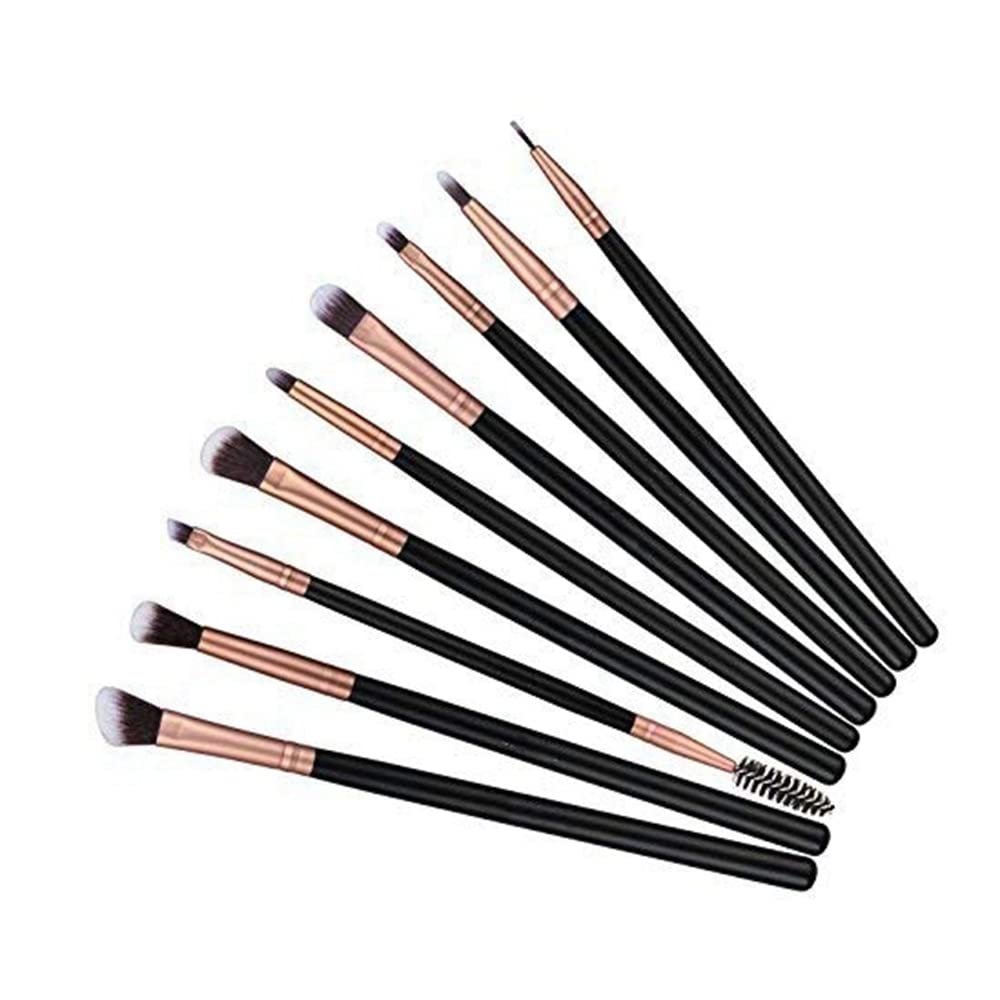 Набір кистей для макіяжу Lzeouean Premium Synthetic Foundation Puder Concealer Lidschatten, 14 штук, рожеве золото, фото №5