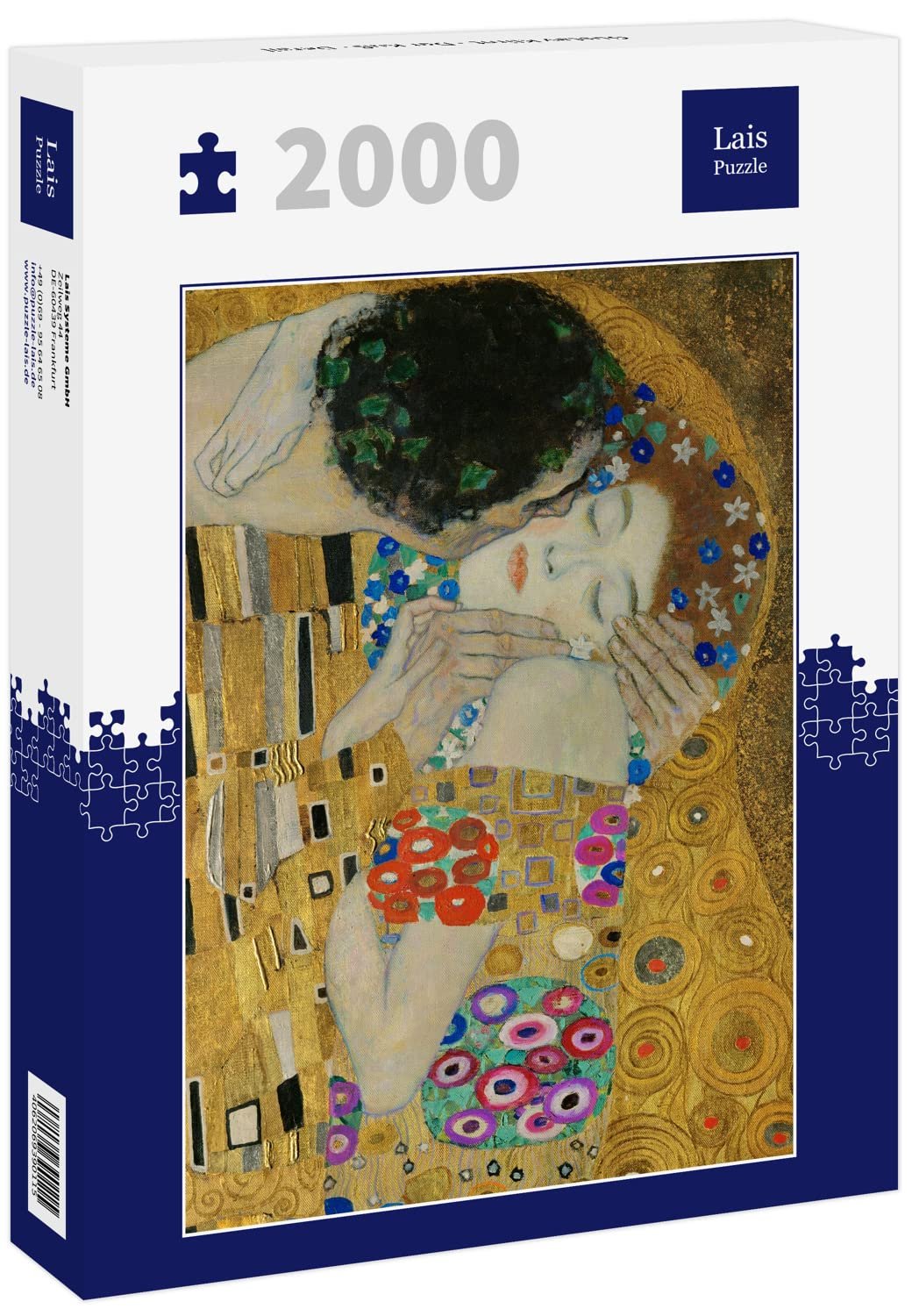 Пазл Lais Puzzle Gustav Klimt The Kiss Detail 2000 деталей, фото №1