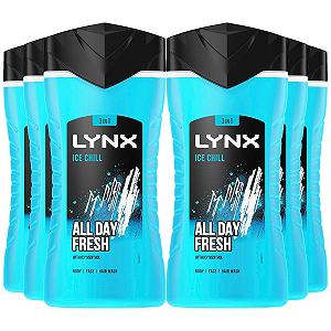 Гель для душу Lynx 3-в-1 Ice Chill All Day Fresh з ментолом 225 мл - Фото 1