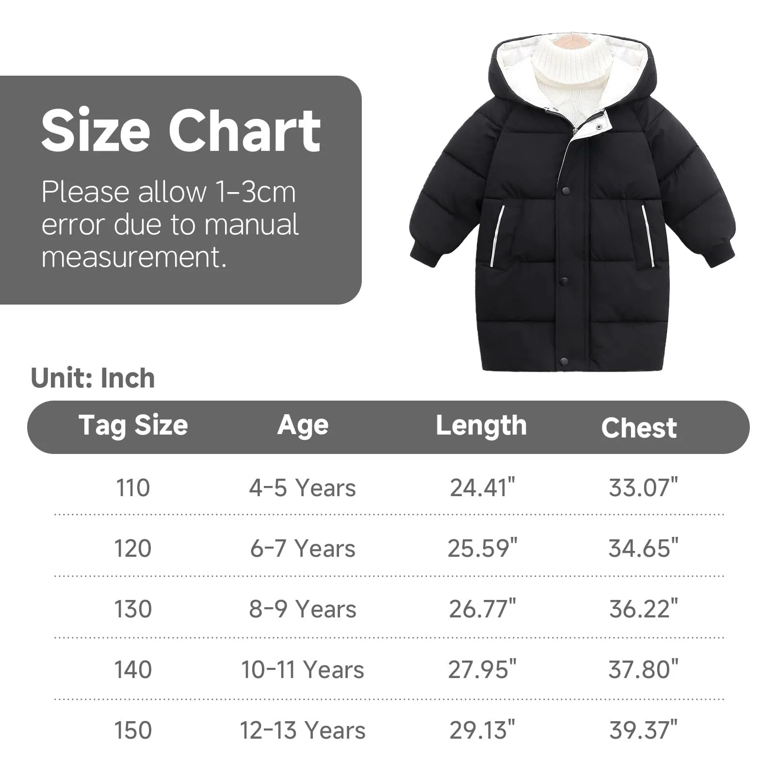 Пуховик JiAmy дитячий зимовий довгий легкий з капюшоном для хлопчиків, фото №6 Пуховик JiAmy дитячий зимовий довгий легкий з капюшоном для хлопчиків, фото №6