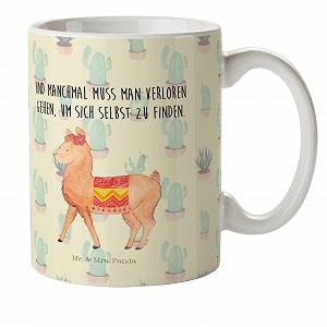 Детская кружка Mr. & Mrs. Panda Альпака Гордость Пластиковая кружка Пластиковая кружка для питья Кофейная кружка Пластиковая посуда - Фото 1