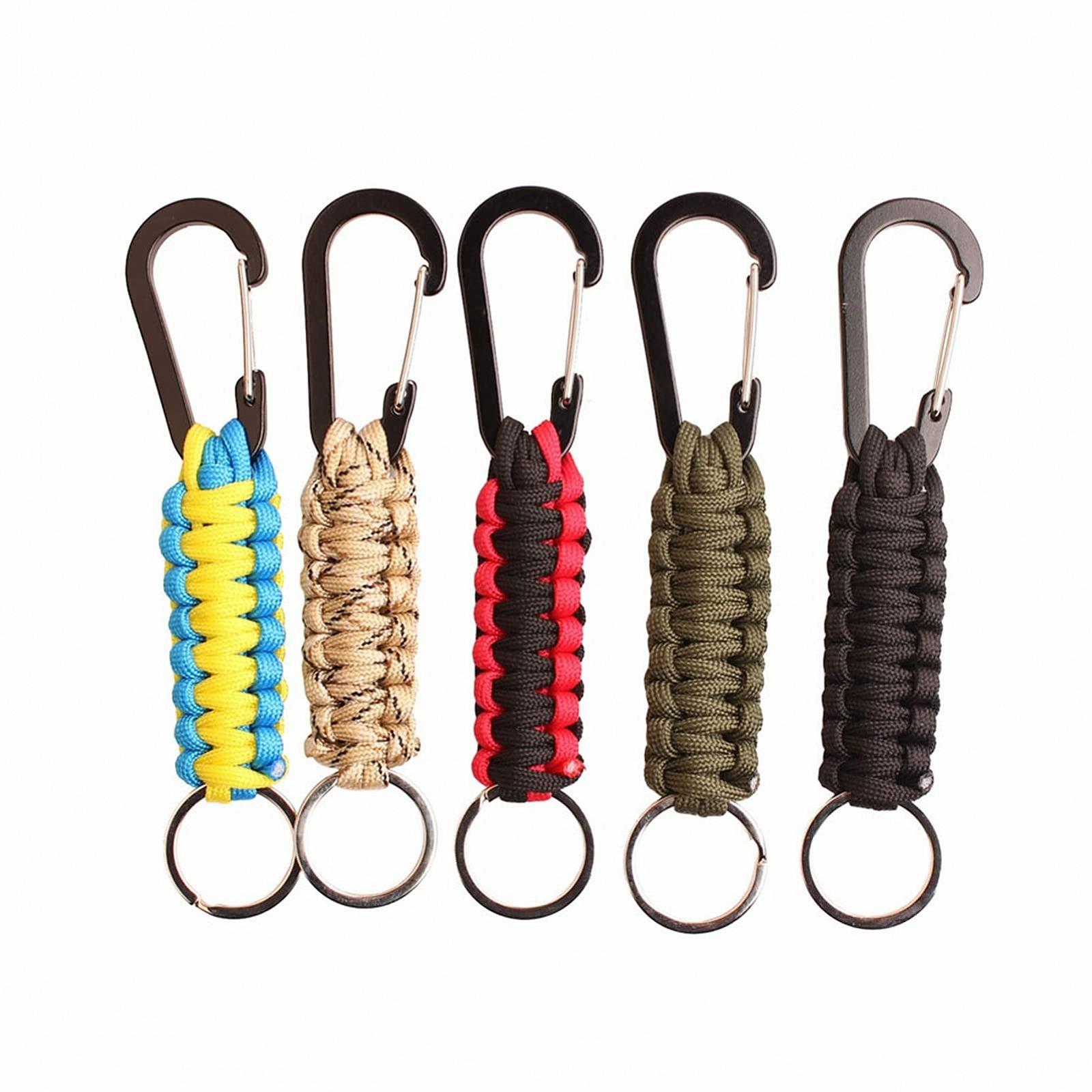 Инструмент для кемпинга Брелок Cord Rope Paracord Keychain Army Green Camo, фото №3