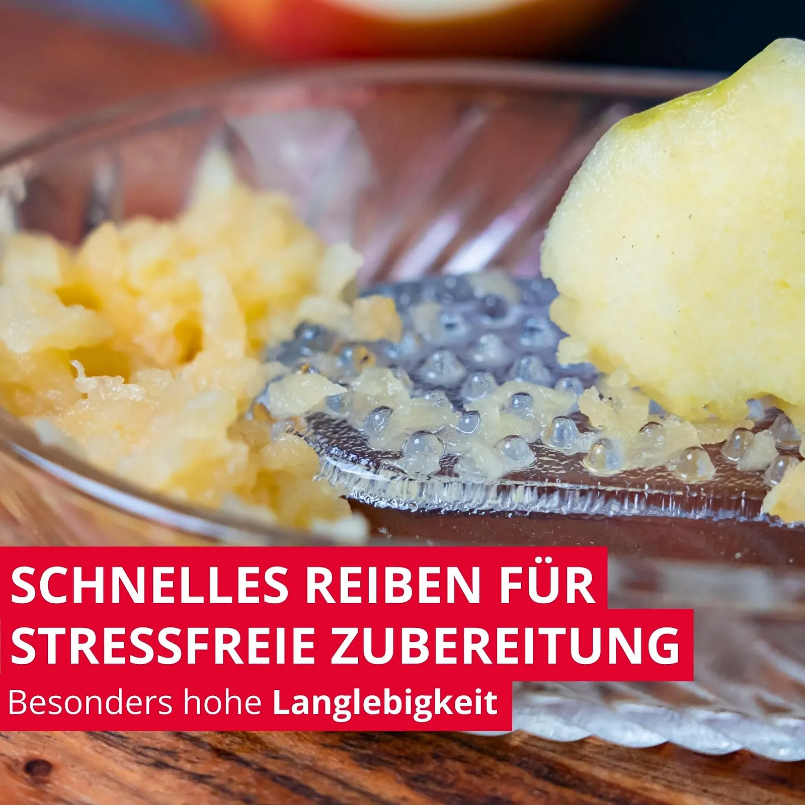 Терка Westmark 115222E1 для яблук, об'єм 140 мл, Скло, Прозора, фото №5