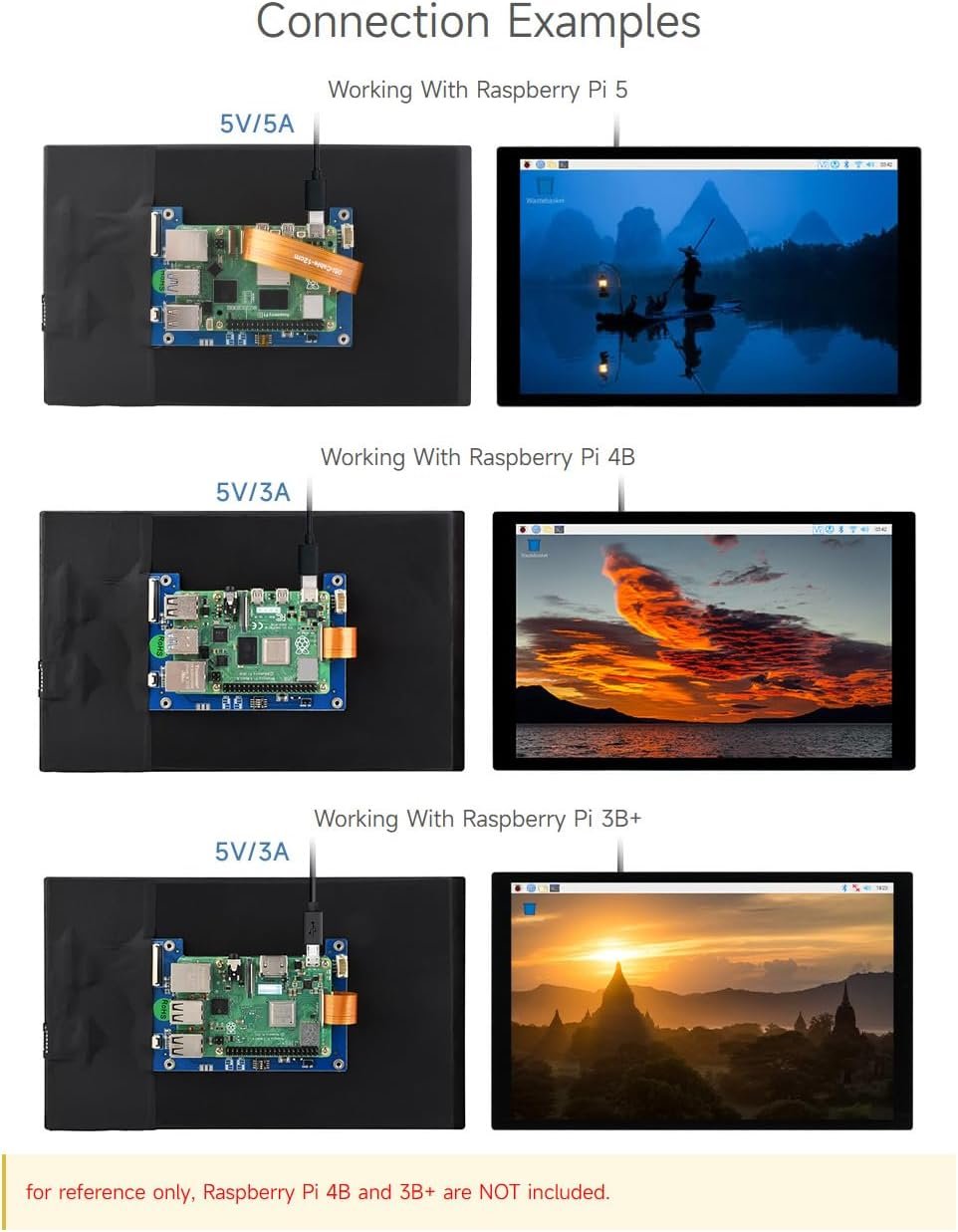 Портативный монитор Waveshare 10.1" HD IPS 60 Гц, фото №4