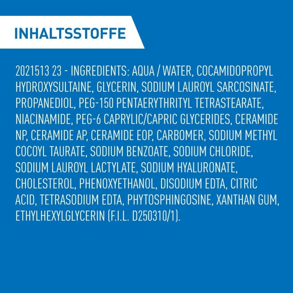 Гель пенящийся CeraVe для нормальной и жирной кожи, 562 мл, фото №9 Гель пенящийся CeraVe для нормальной и жирной кожи, 562 мл, фото №9