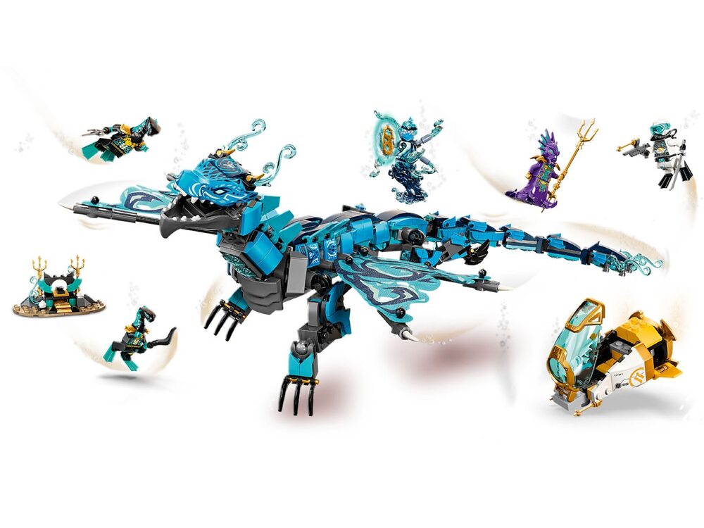 Детский конструктор LEGO Водный дракон 71754, фото №3