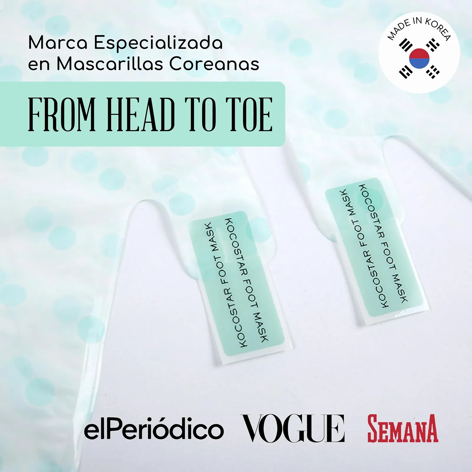 Зволожувальна маска-носки для ніг Kocostar Foot Moisture Pack Beauty foot treatment, фото №6