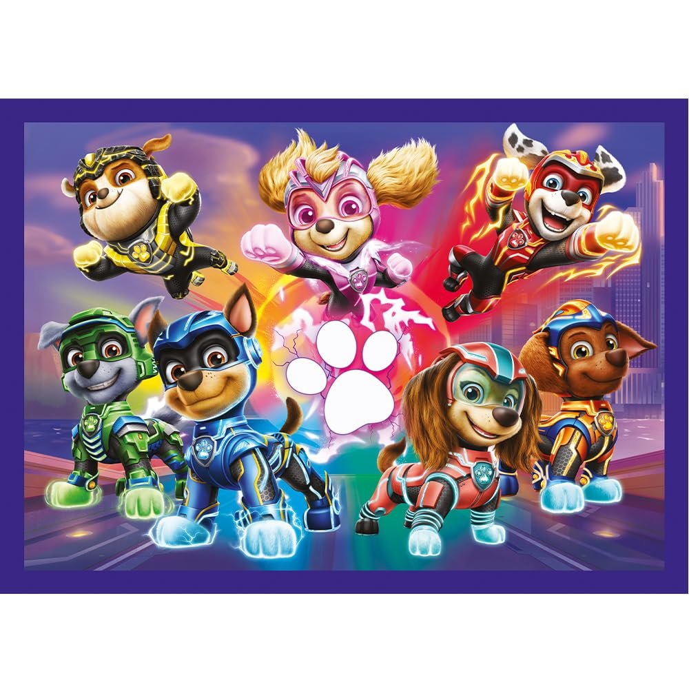 Пазл Trefl Paw Patrol: The Mighty Movie The Heroes To Help 4-в-1 35-70 елементів, фото №6