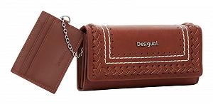 Кошелек Desigual Женский 25SAYP21 Bi-Fold, Коричневый - Фото 1